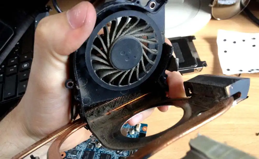 Чистка ноутбука HP от пыли в Пышме | Замена термопасты