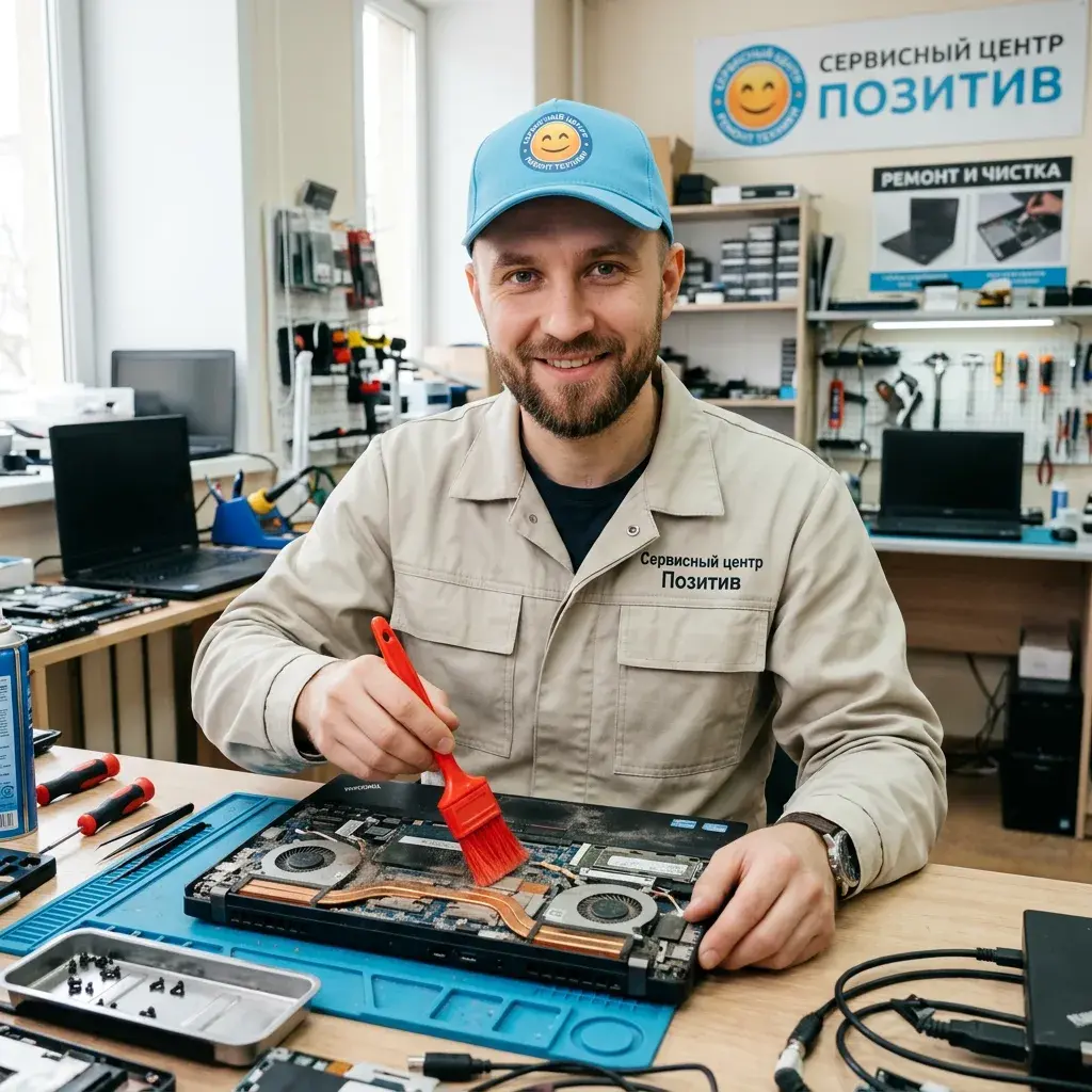 Чистка ноутбука от пыли в Верхней Пышме | Замена термопасты