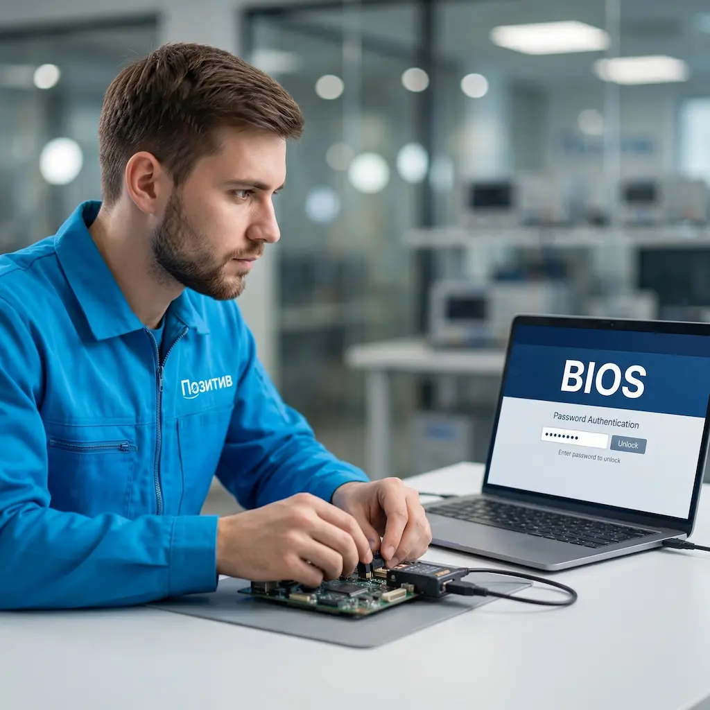 Снятие пароля BIOS ноутбука в Верхней Пышме