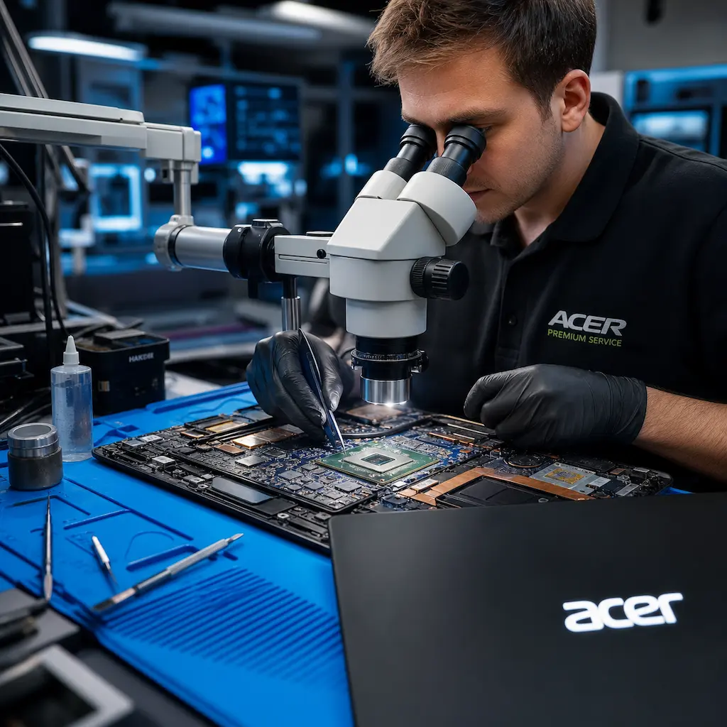 Замена видеокарты ноутбука Acer в Верхней Пышме