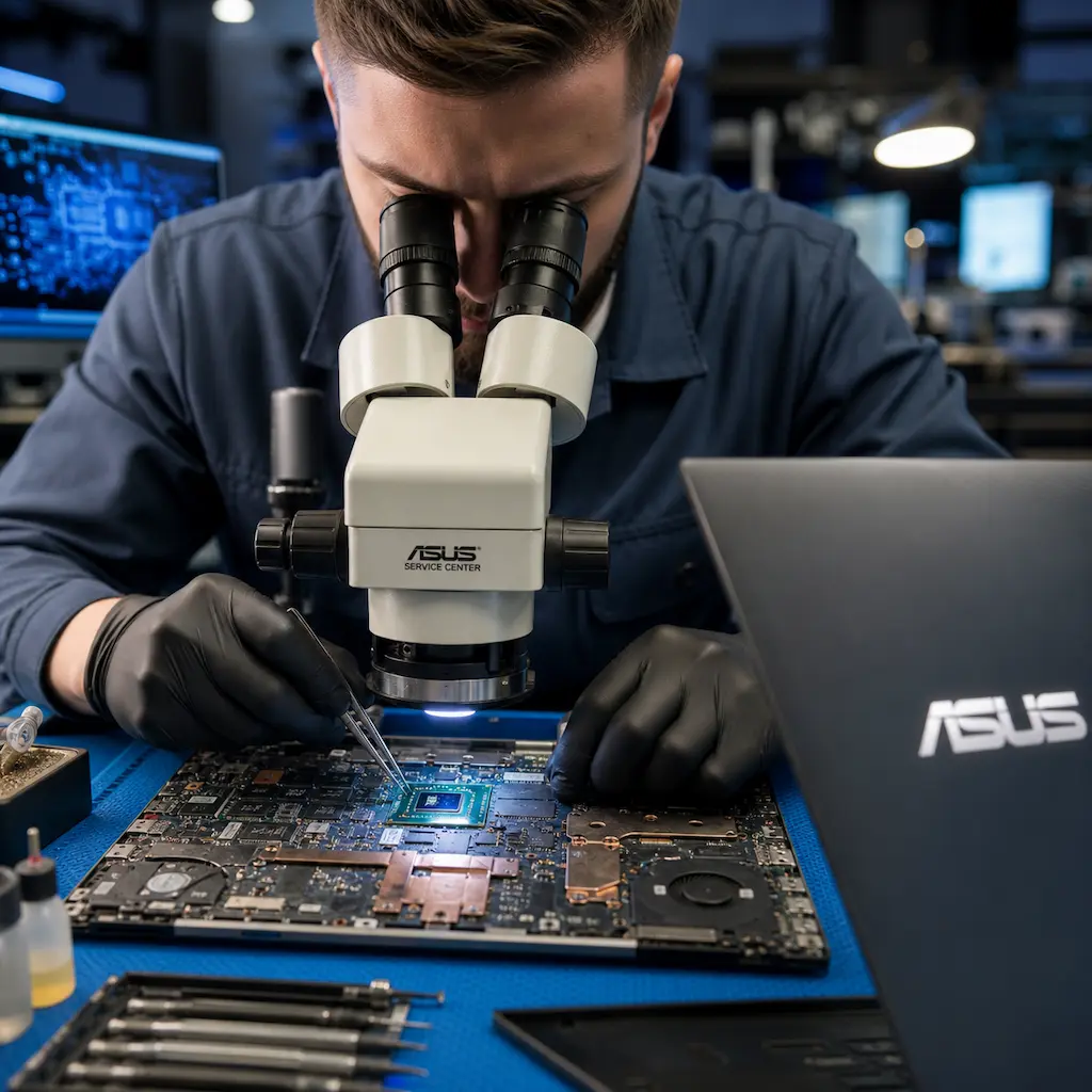 Замена видеокарты ноутбука Asus в Верхней Пышме