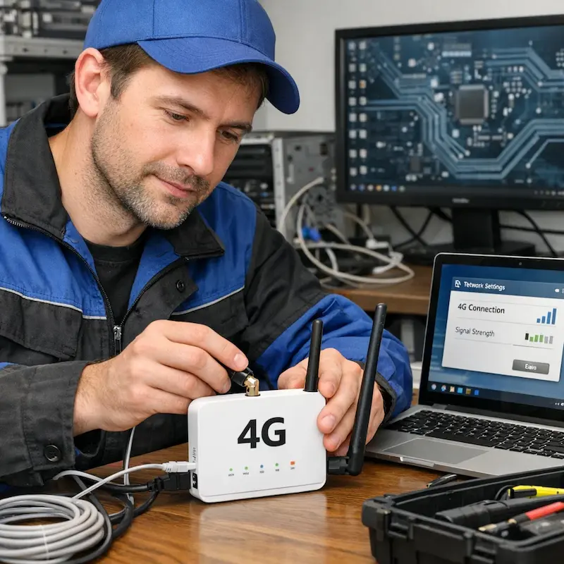 Настройка 4G модема в Пышме