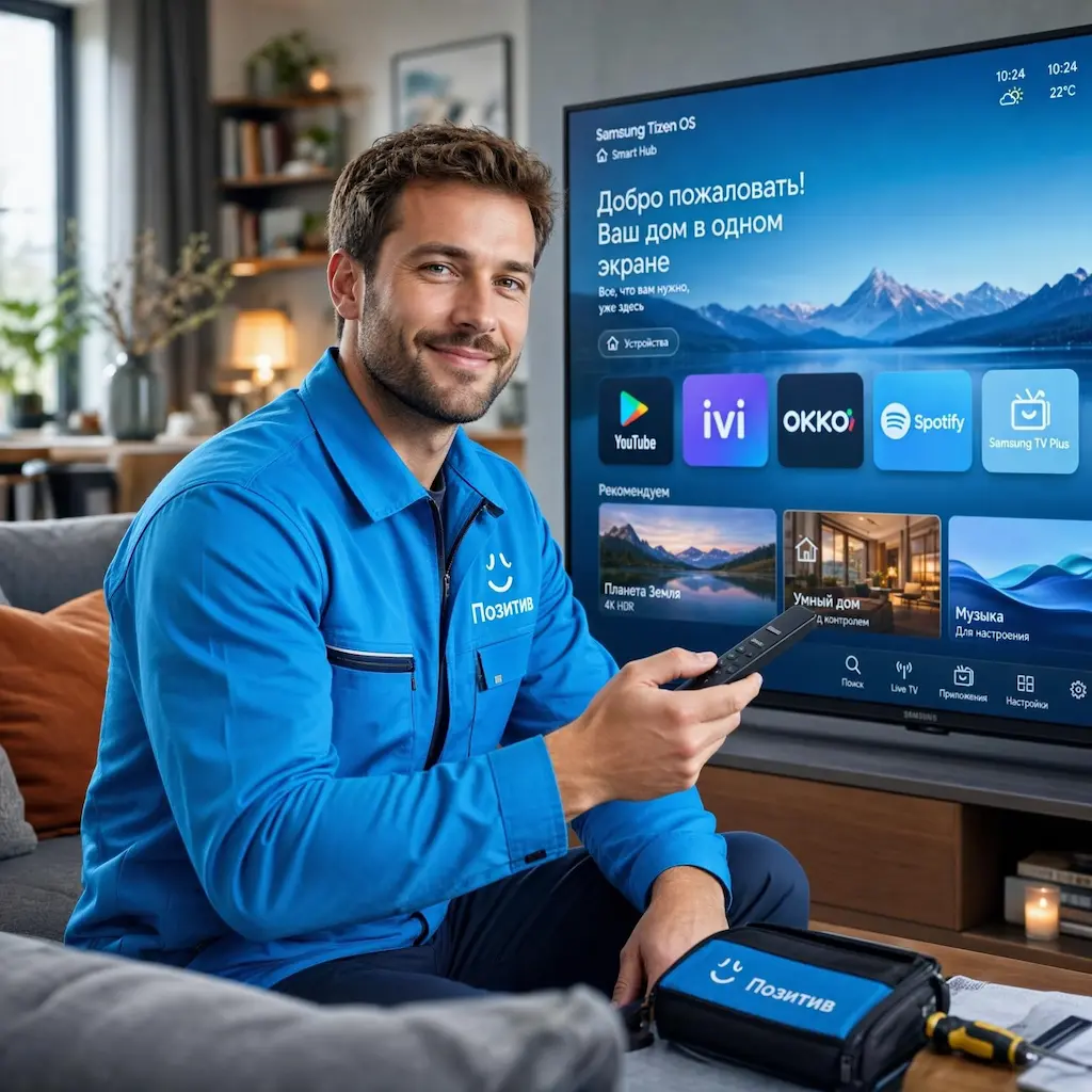 Настройка Smart TV в Верхней Пышме