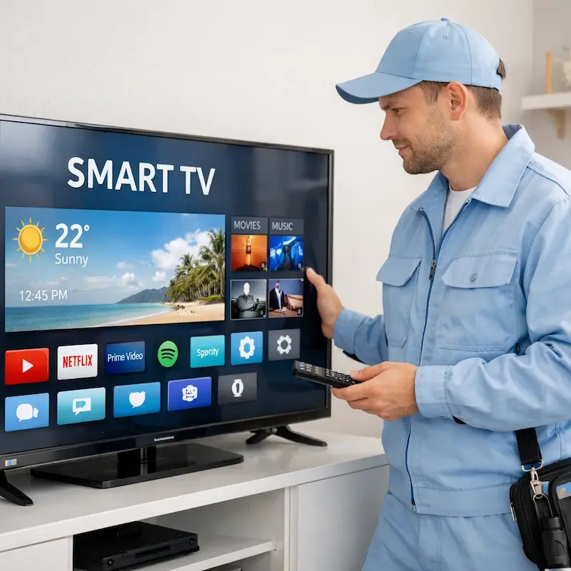 Настройка Smart TV в Пышме