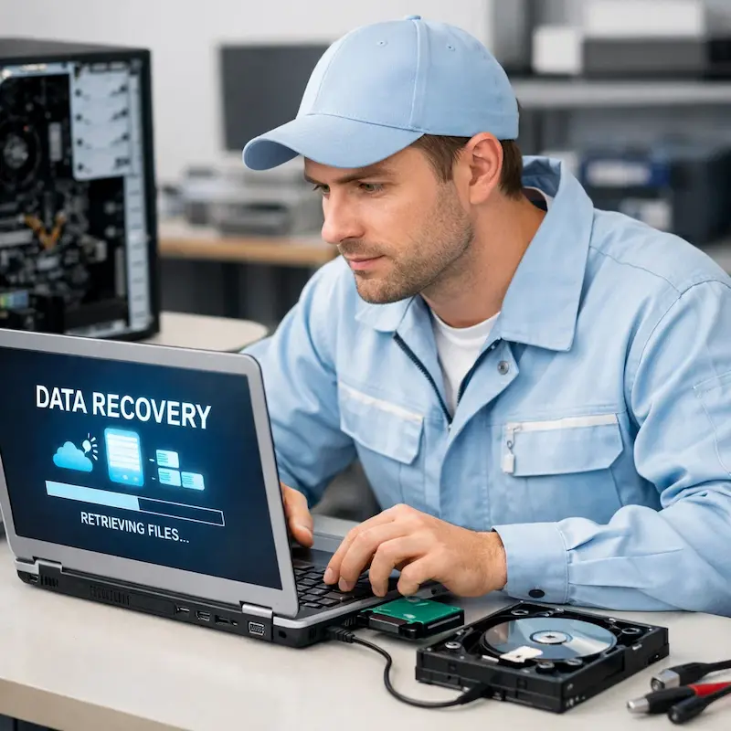 Восстановление данных и файлов в Пышме