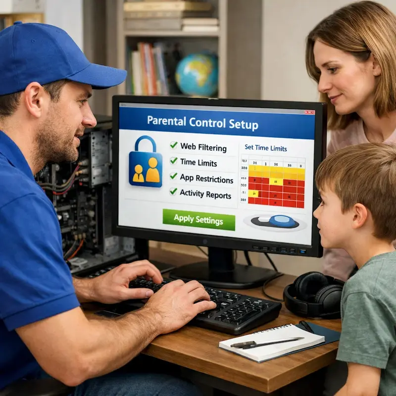 установка родительского контроля в Пышме