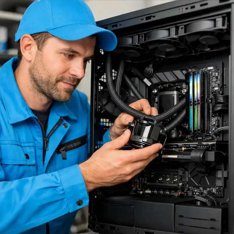 Установка СЖО на ПК в Пышме