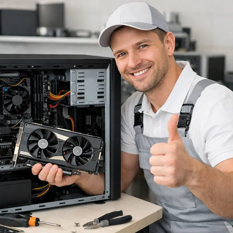 Замена видеокарты ПК в Пышме