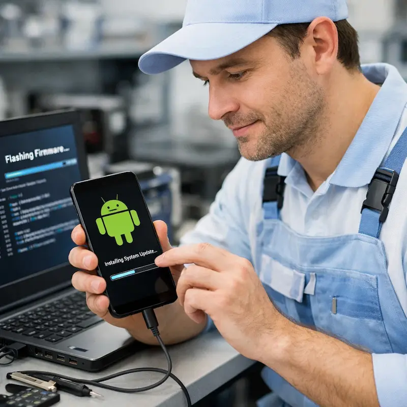 Перепрошить телефон в Пышме